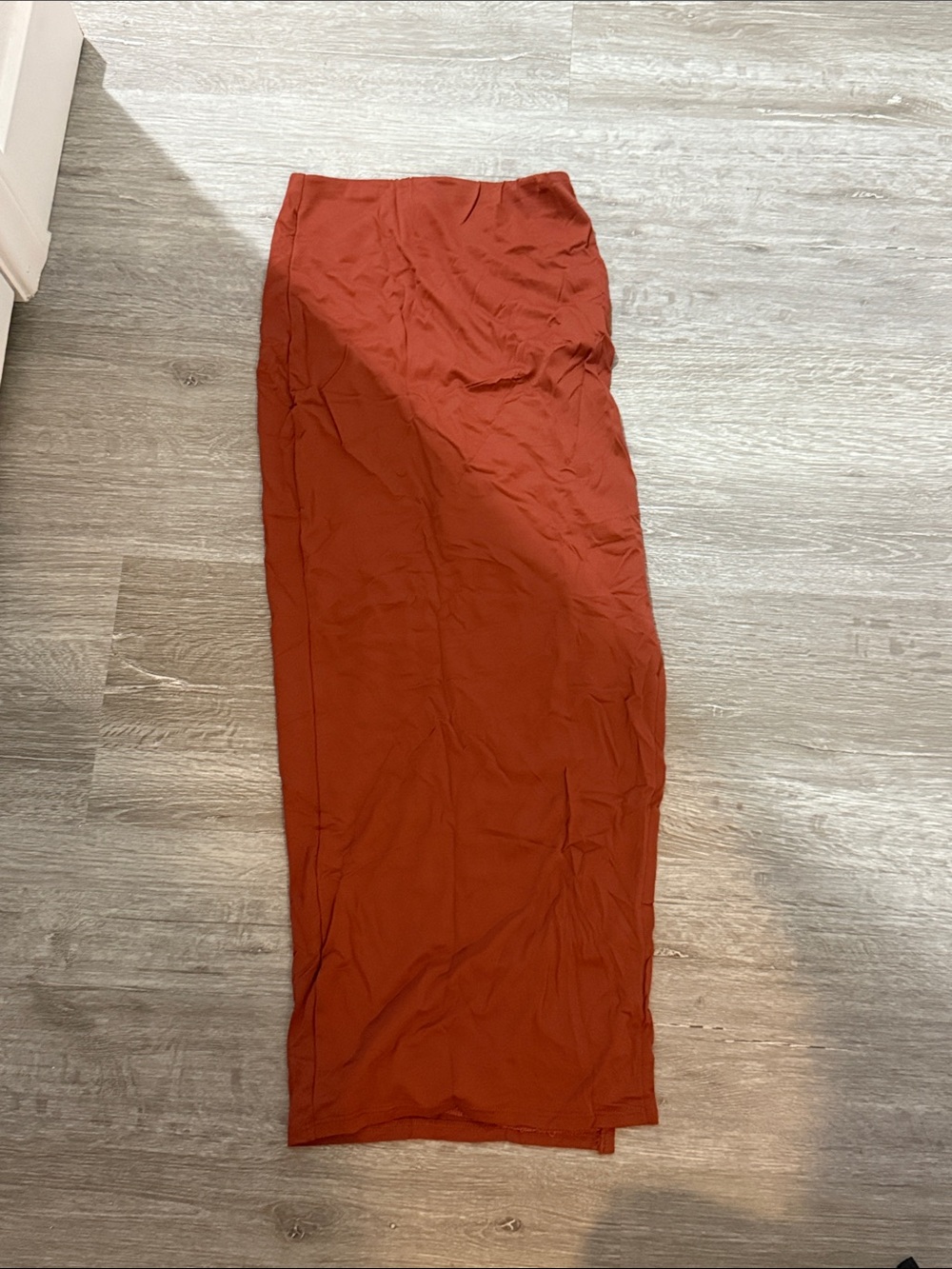 Windsor Rust Midi Skirt - Straight Silhouette